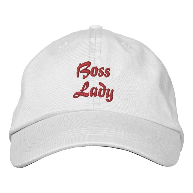 Boss Lady Personalised Adjustable Hat (Front)