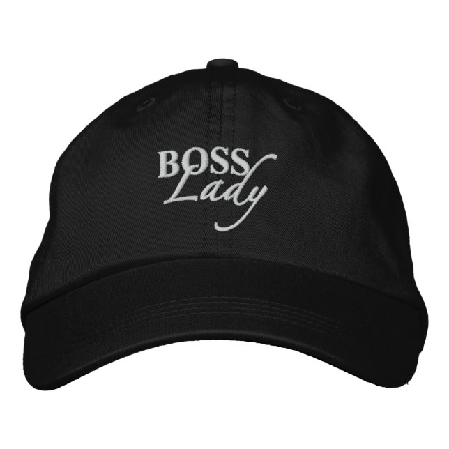 Boss Lady Personalised Adjustable Hat (Front)