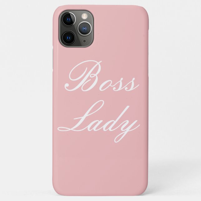 Boss Lady Pink Girly Case-Mate iPhone Case (Back)