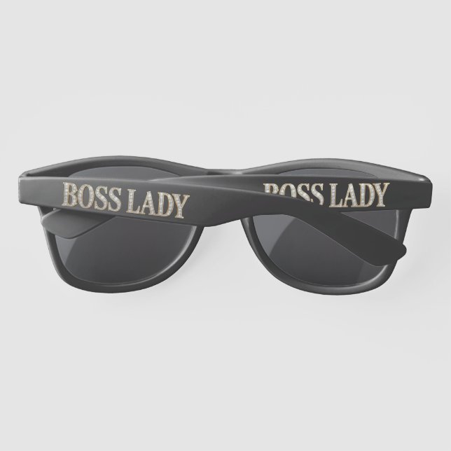 Boss Lady Plastic Sunglasses (Back)