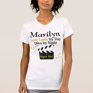 BOSS LADY SUPER STAR PERSONALIZED T SHIRT