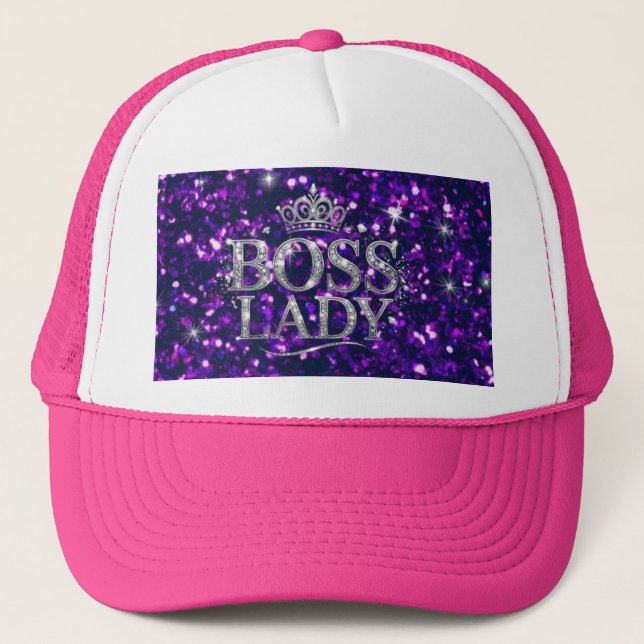 Boss Lady Trucker Hat (Front)
