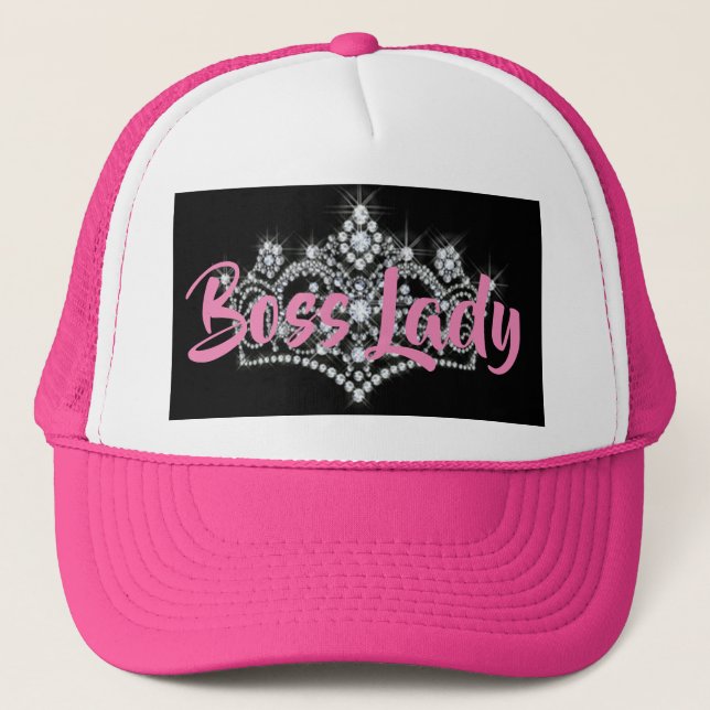 Boss Lady Trucker Hat (Front)