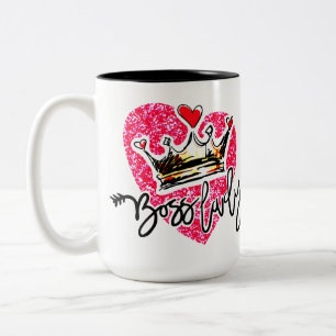 Boss Lady Two-Tone Coffee Mug