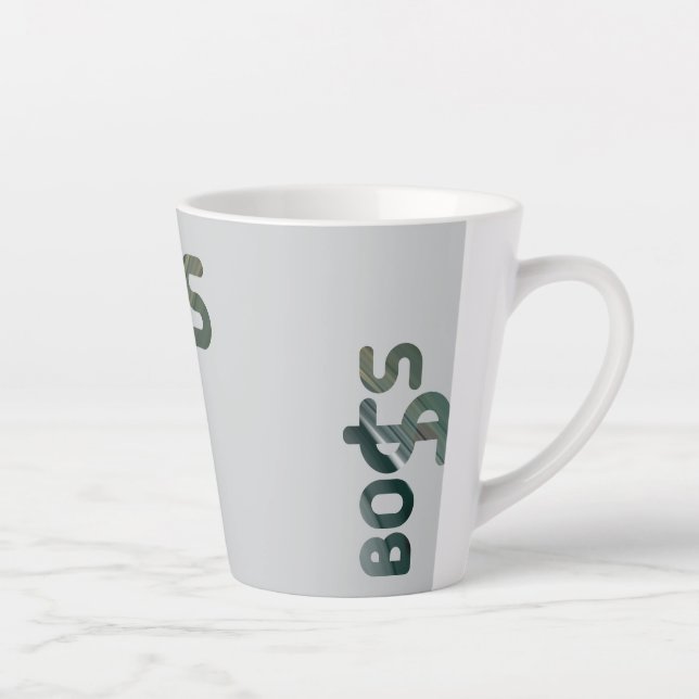 BOSS Latte Mug Abstract Trend Interior Green (Right)