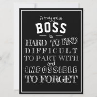 Boss leaving Thank you Appreciation Gift for him