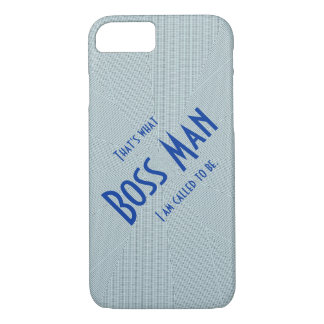 Boss Man Blue slim lightweight iPhone 7 case