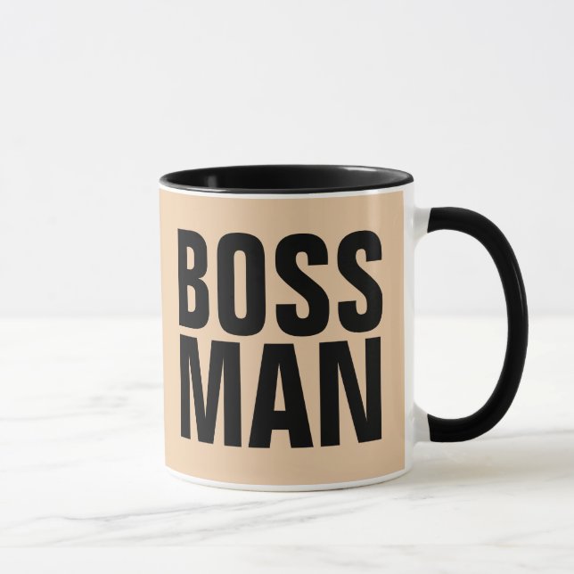 BOSS MAN COFFEE MUGS (Right)