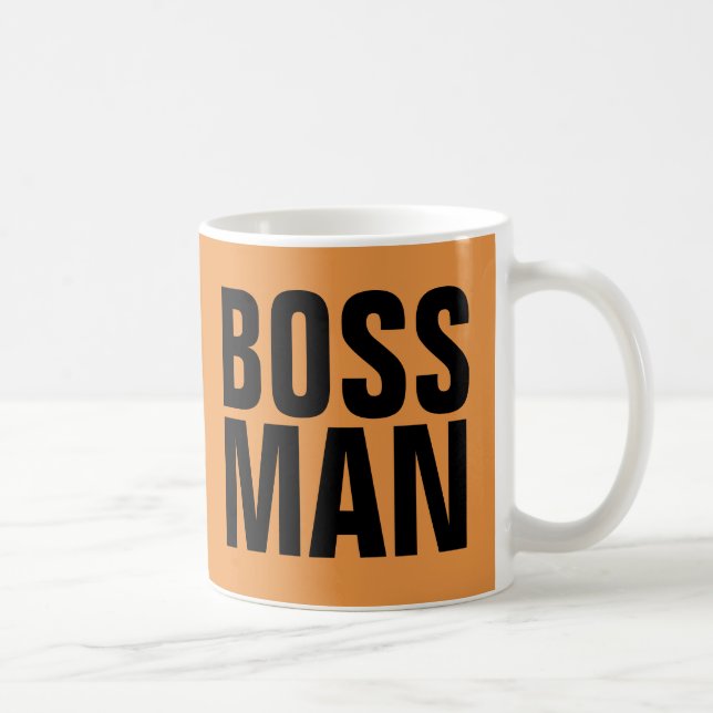BOSS MAN COFFEE MUGS (Right)
