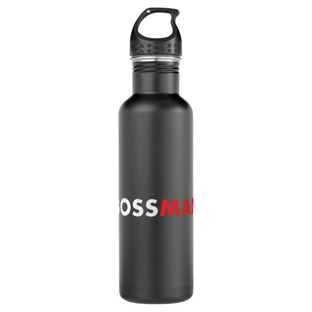 Boss Man Popular Gift Idea Boss' Day 710 Ml Water Bottle (Front)
