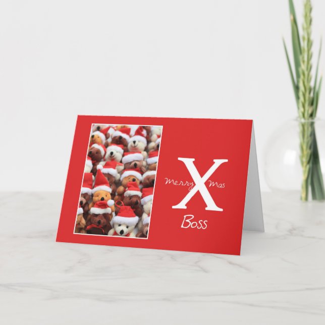 boss Merry Christmas card (Front)