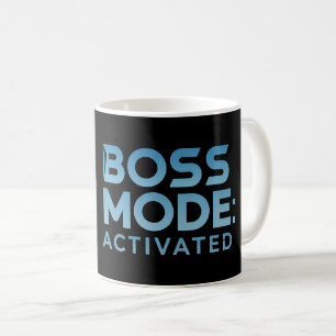 Boss Mode Activated Design: Power Up Your Style Coffee Mug