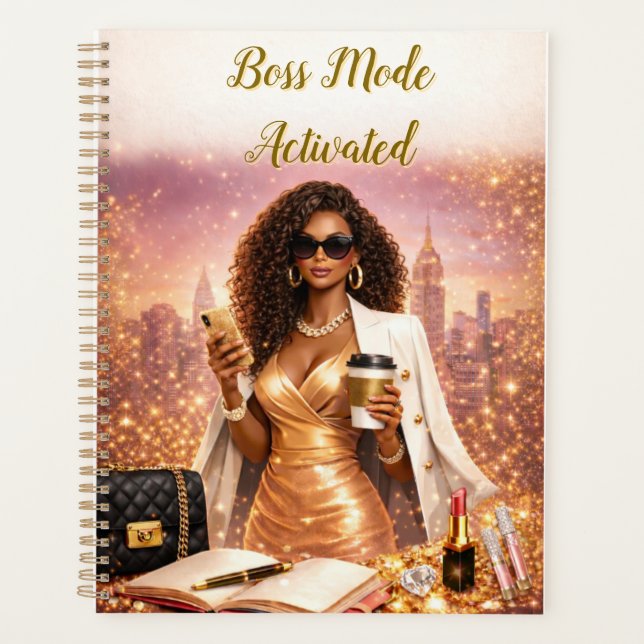 Boss Mode Activated Planner  (Front)