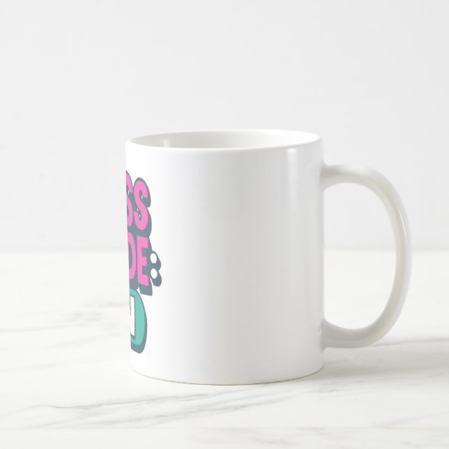 Boss Mode On Mug – Motivational Coffee Cup for Hus (Right)