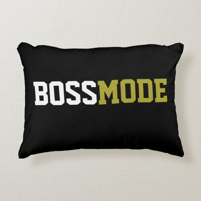 BOSS MODE Pillow (Front)