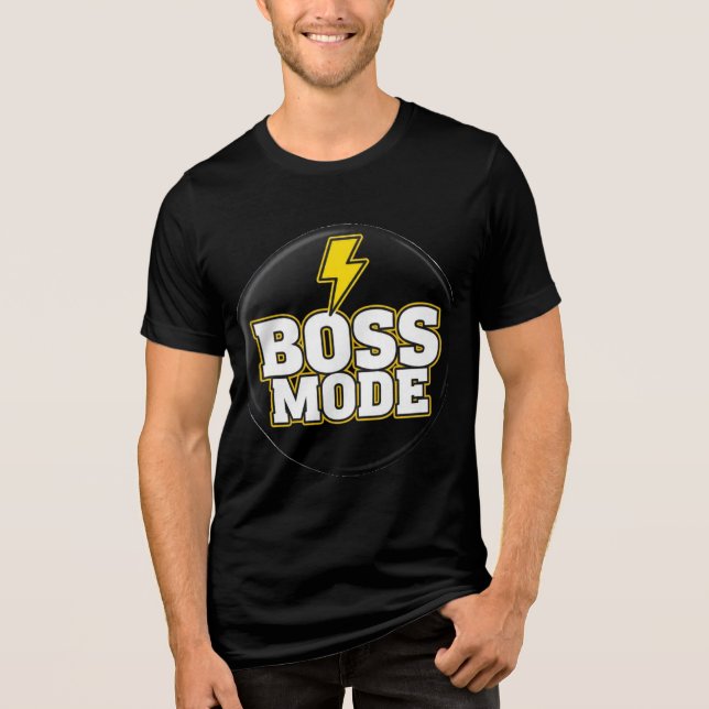 `Boss Mode T-Shirt Tri-Blend Shirt (Front)