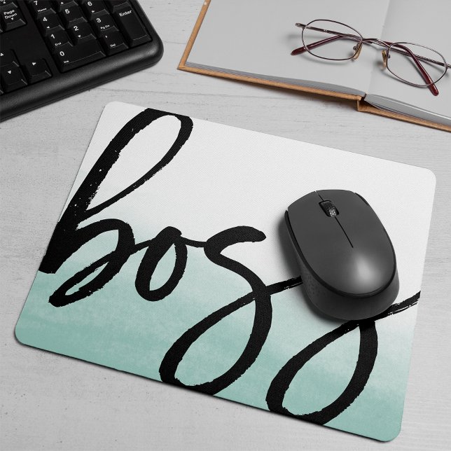 Boss Modern Typography Mouse Pad (Creator Uploaded)