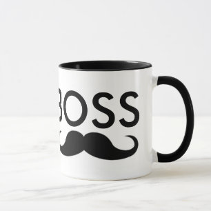 BOSS Moustache coffee mug
