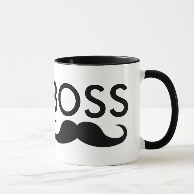BOSS Moustache coffee mug (Right)