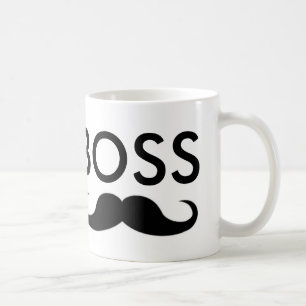 BOSS Moustache coffee mug