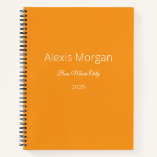 Boss Moves Daily Planner Notebook