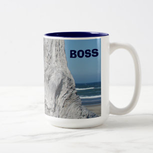 BOSS mugs gifts Boss' mug Coastal Driftwood
