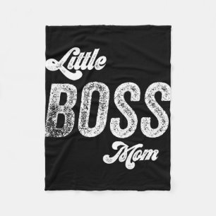 Boss Mum Baby Mothers Day Fleece Blanket