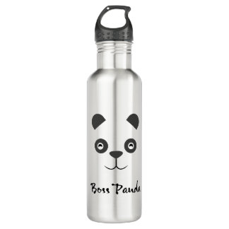 Boss Panda Stainless Steel Water Bottle