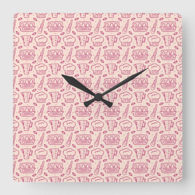 boss poison | My Kitchen What Clean Last Week Square Wall Clock (Front)
