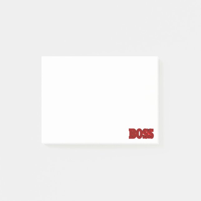 Boss Post-it Notes (Front)