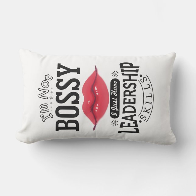 boss quotes lumbar cushion (Front)
