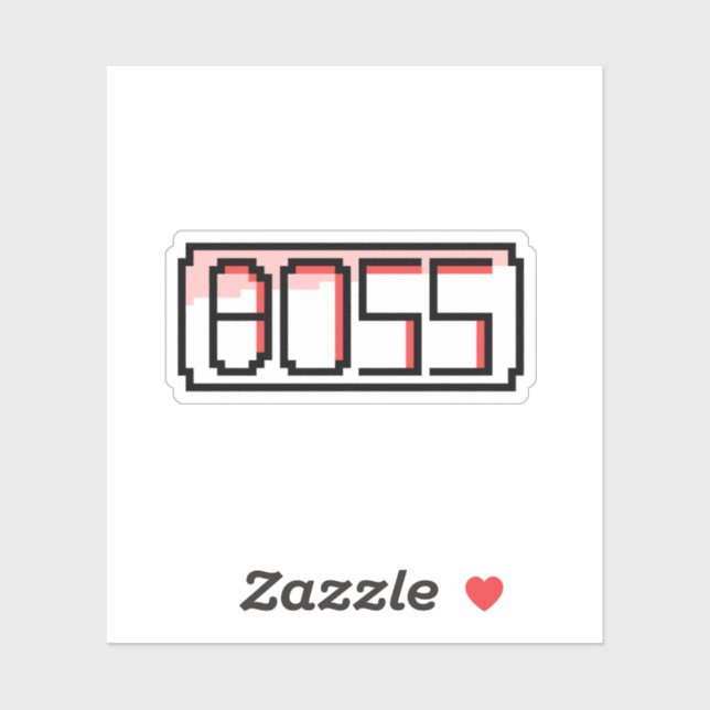 "BOSS" Retro font (Sheet)