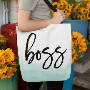 Boss Sea Watercolor Tote Bag