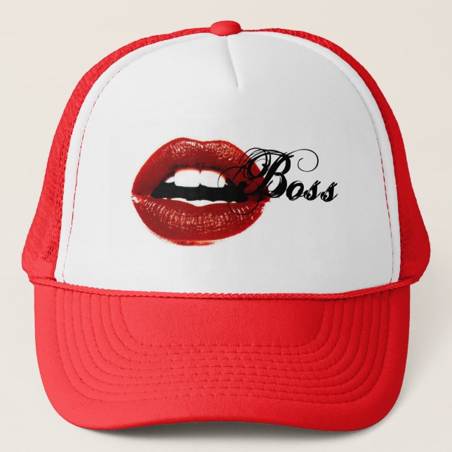 Boss Snapback Trucker Hat (Front)