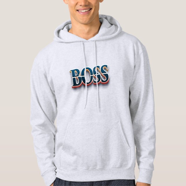 boss T-Shirt Hoodie (Front)