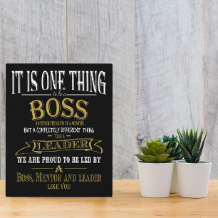 Boss THANK YOU BOSS "awesome boss Plaque