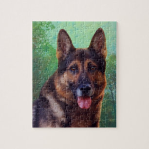 Boss the German Shepherd Jigsaw Puzzle
