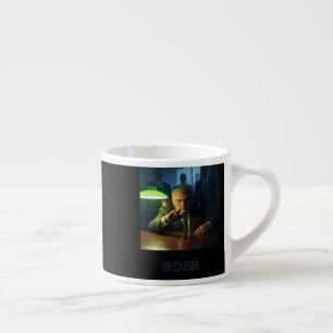 Boss w text left hand espresso mug