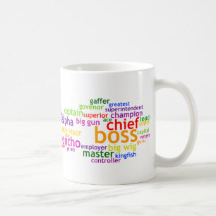 Boss Wordle Coffee Mug