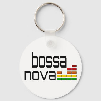 Bossa Nova Music with Stereo Equalizer Key Ring