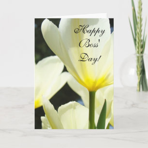 Bosses Cards Happy Boss' Day! Tulip Flowers