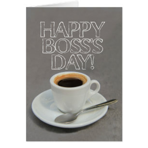 Boss's Day Coffee Card