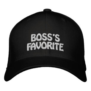 Boss's Favourite Funny Job Work Embroidered Hat