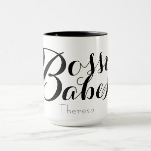 Bossy Babe Boss Customise Name Mug