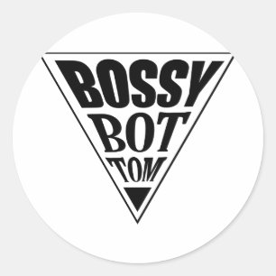 BOSSY BOTTOM PRIDE CLASSIC ROUND STICKER