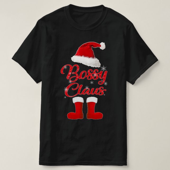 bossy claus T-Shirt (Design Front)