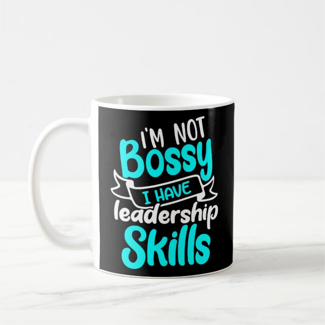 Bossy Despotic Skills Dominant Husband Wife Dad Coffee Mug (Left)