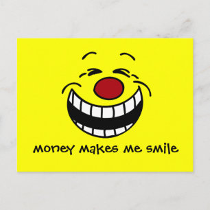 Bossy Face Grumpey Postcard