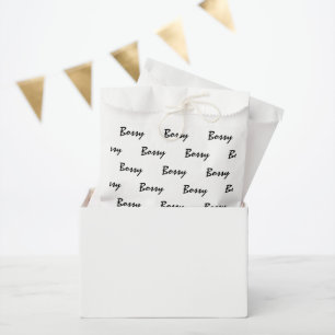 Bossy Personalise  Favour Bag