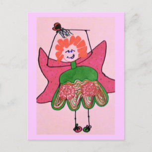 Bossy Saucy Fairy Postcard